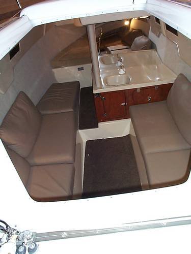MacGregor 26M interior from cockpit